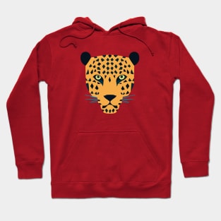 Leopard Face geometric design Hoodie